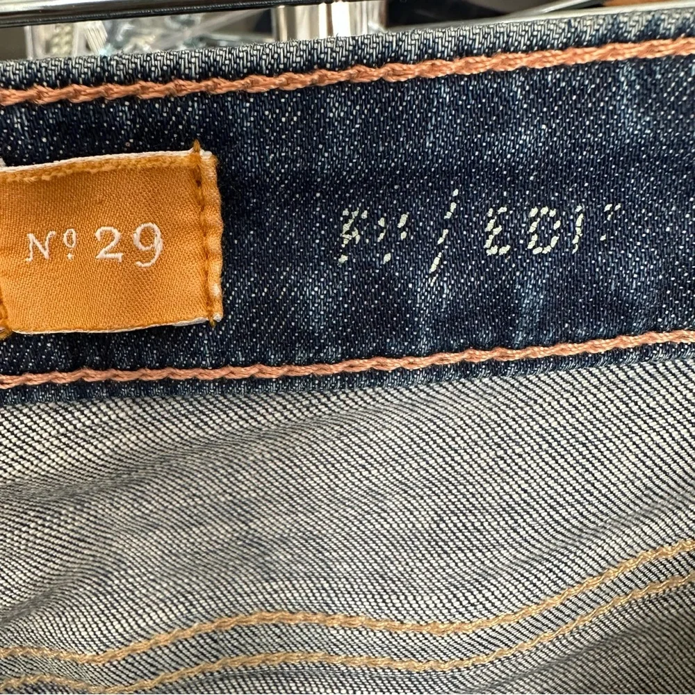 Pilcro and the Letterpress Womens straight dark wash distressed FV/‎ EDIT Jeans